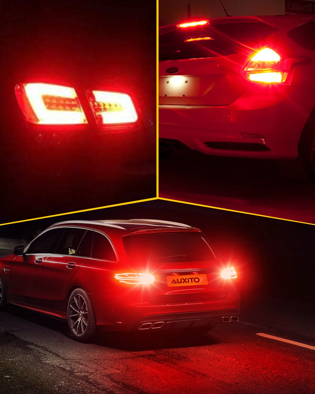 2023 Upgraded 1157 LED Bulbs Red Brake Light