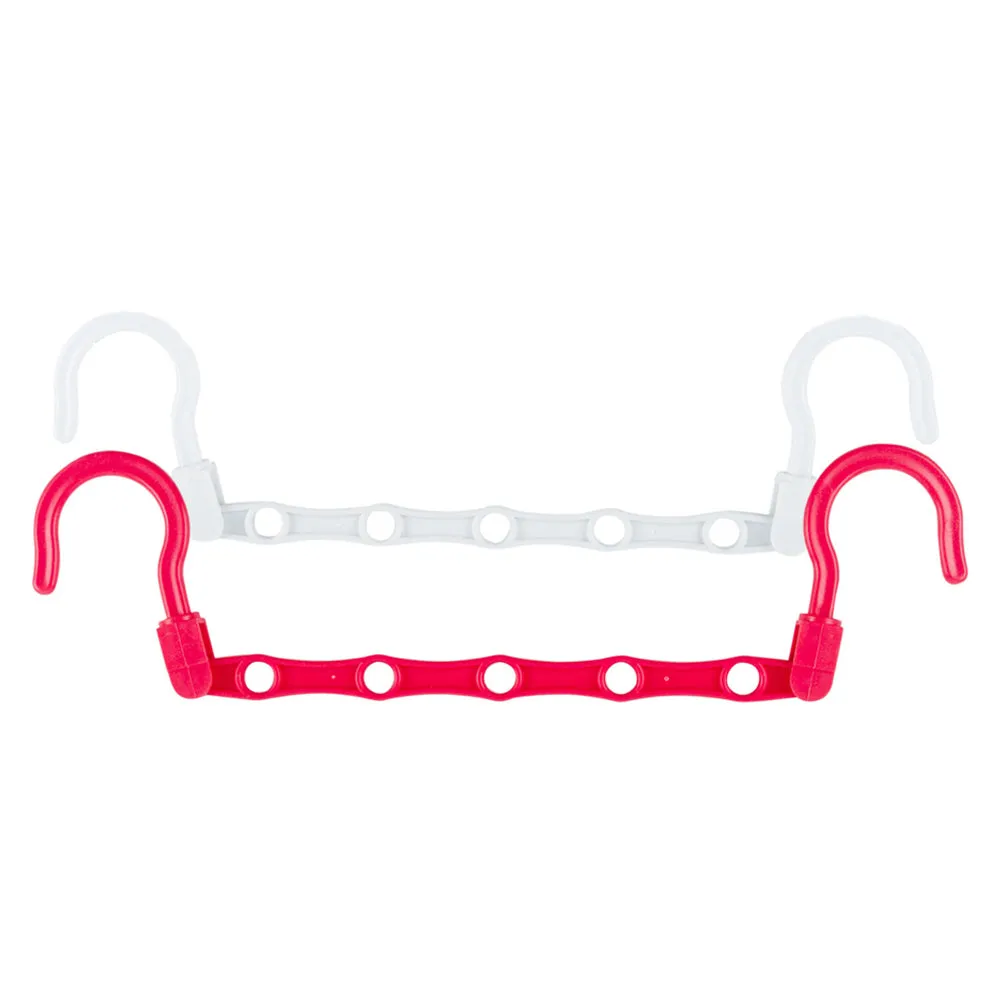 4x Hangers Space Saving Clothes Closet Rack Organizer Hook Saver Fold Seen On TV