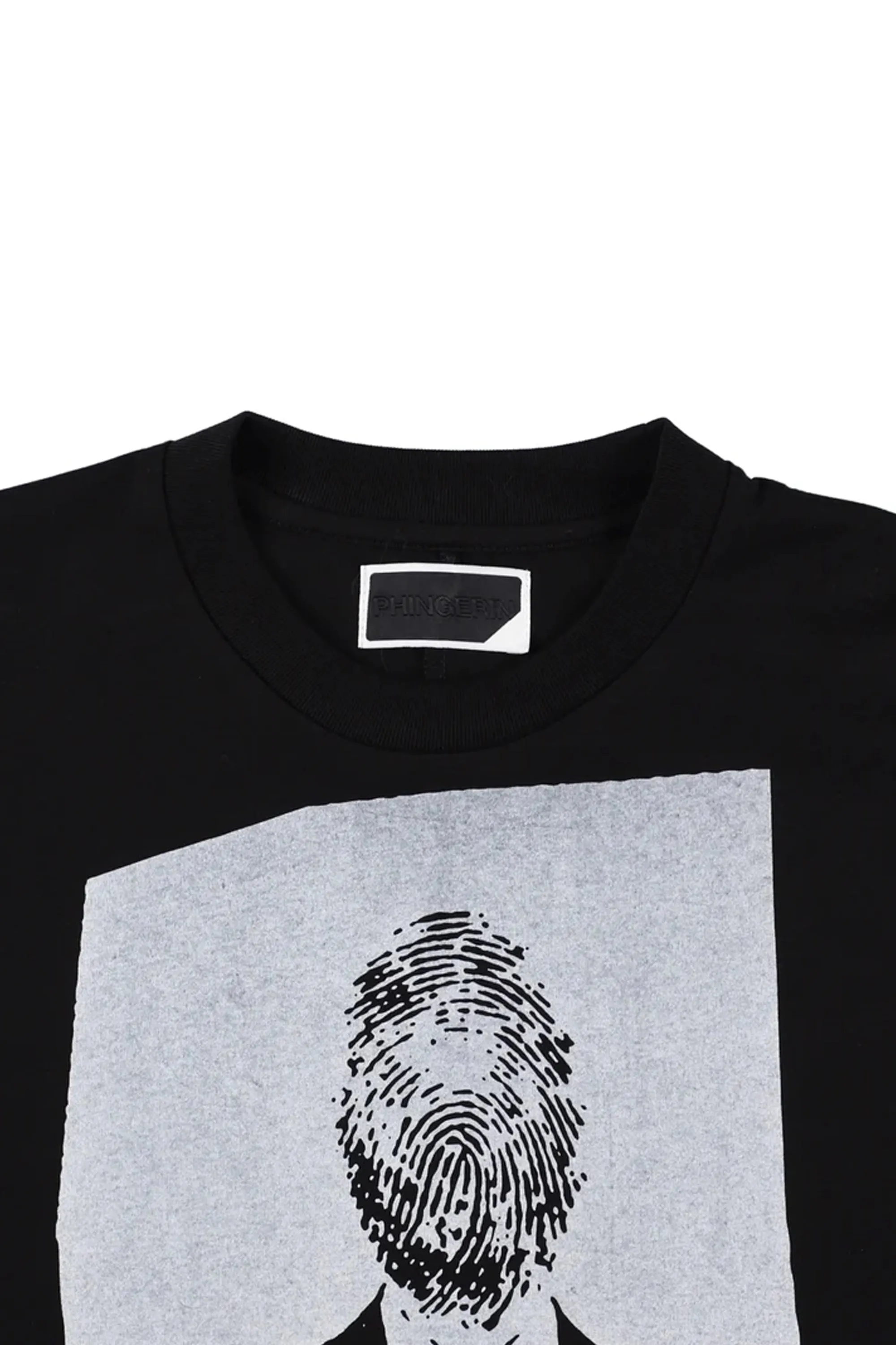 AGENT MONO SEAM S/S TEE BLACK