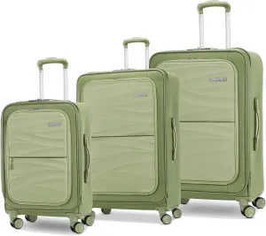 American Tourister Cascade Softside 4 Wheel Spinner, TSA Lock, Lightweight Suitcase, Men and Women