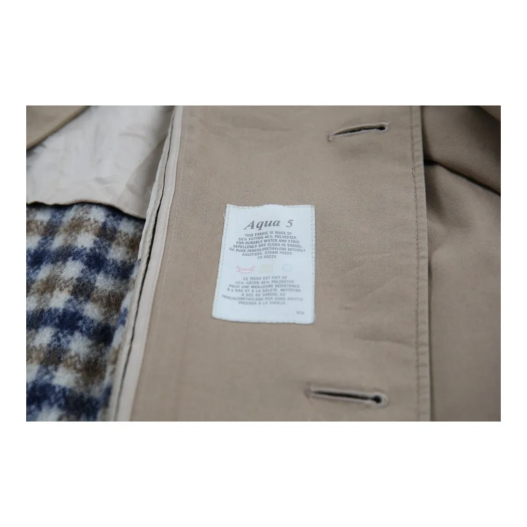 Aquascutum Trench Coat - 2XL Beige Cotton