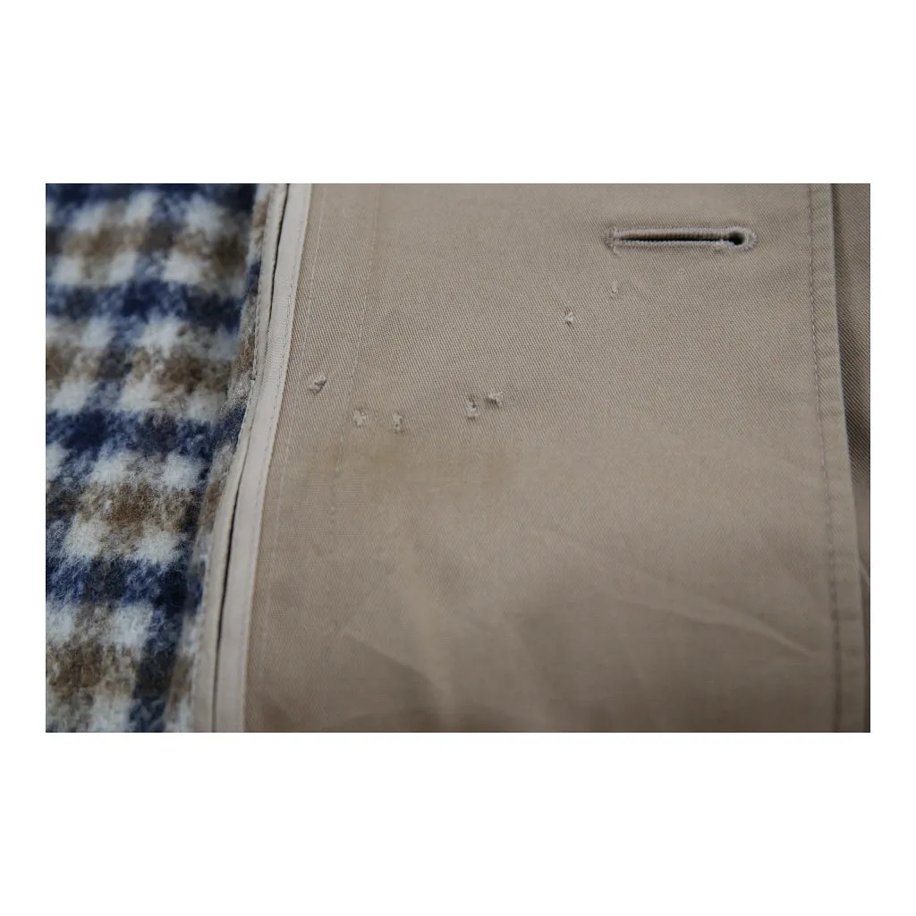 Aquascutum Trench Coat - 2XL Beige Cotton