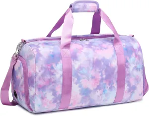 Ballet Dance Bag for Girls Princess Sports Duffle Bags Overnight Travel Duffel for Girl Gym Bag with Shoes Compartment Water Resistant