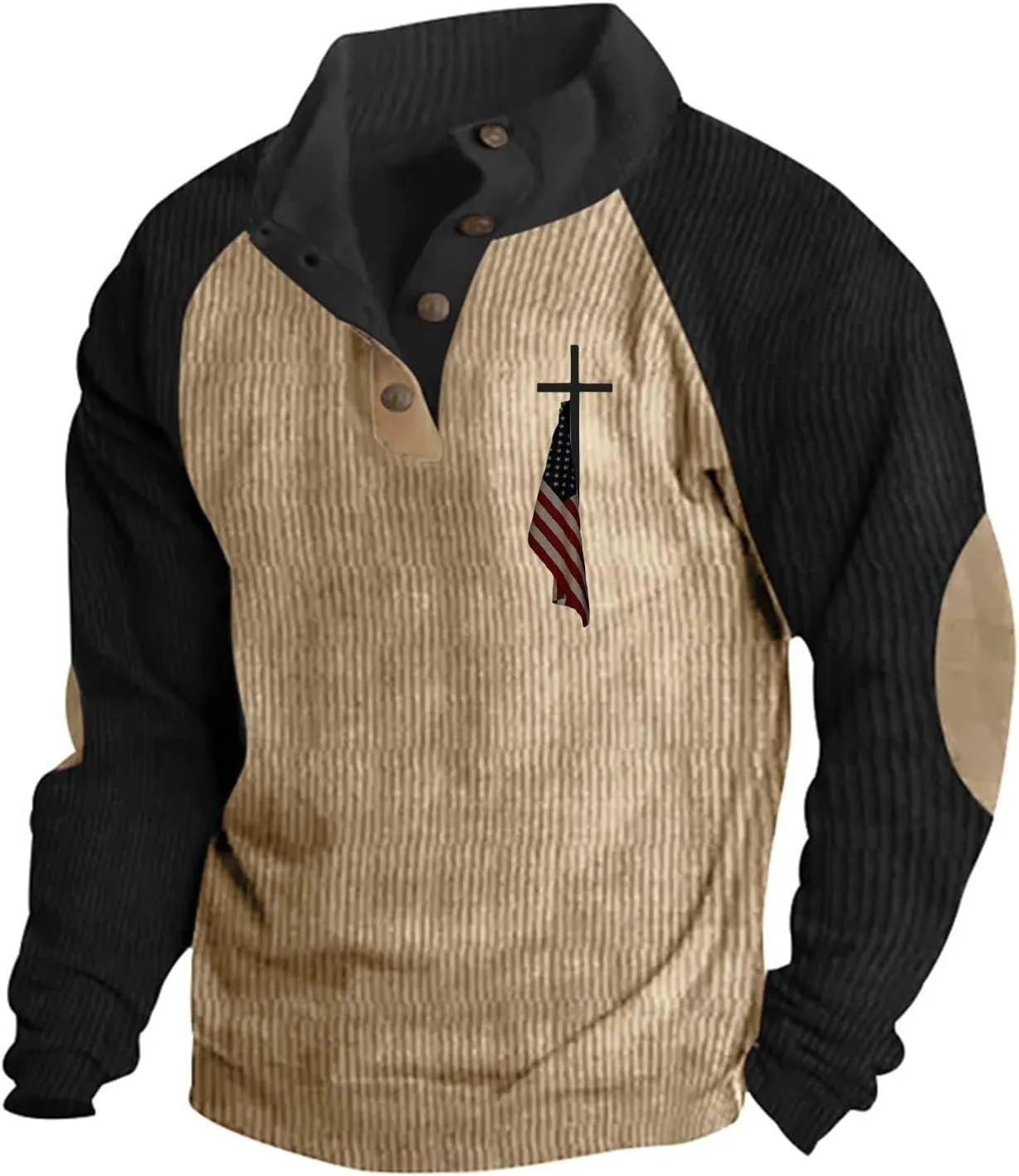 Big And Tall Hoodies For Men Independence Day Casual Fashion Soft And Comfortable Small Print Long Fleece Jacket Men