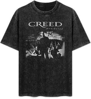 Breathable Retro Oversized Cotton T-Shirts Trendy Distressed Crew Neck Tops