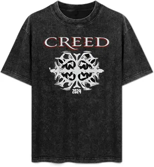 Breathable Retro Oversized Cotton T-Shirts Trendy Distressed Crew Neck Tops