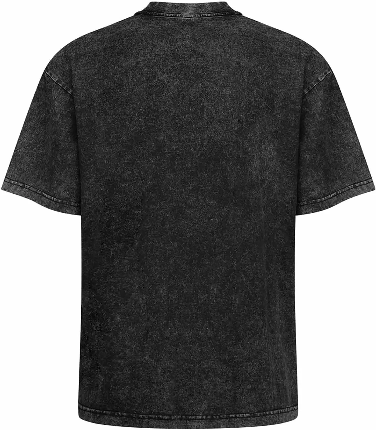 Breathable Retro Oversized Cotton T-Shirts Trendy Distressed Crew Neck Tops
