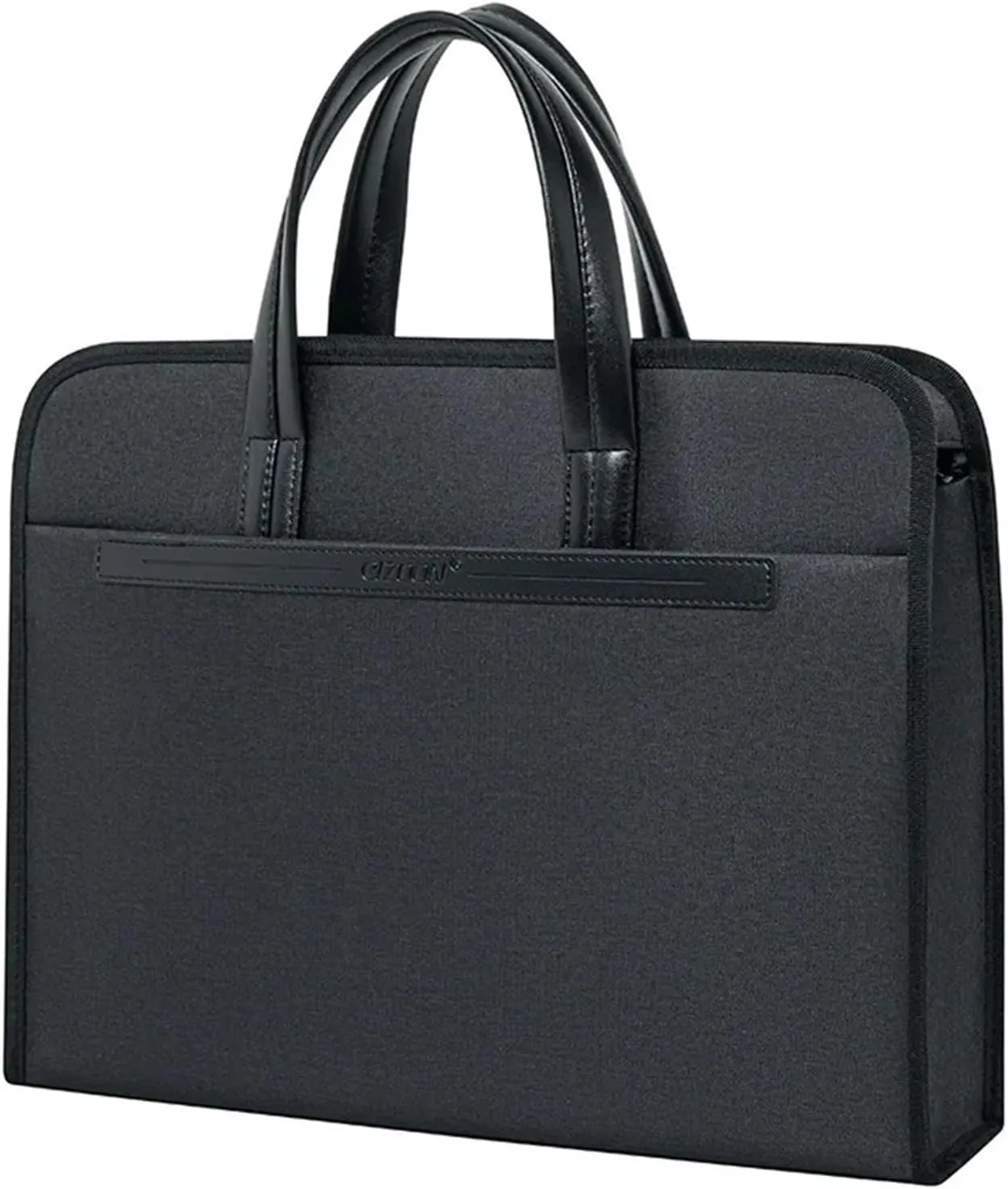 Briefcase Men's Casual Briefcase Multi-layer A4 Office Zipper Bag Large Capacity Business Bag Handbag