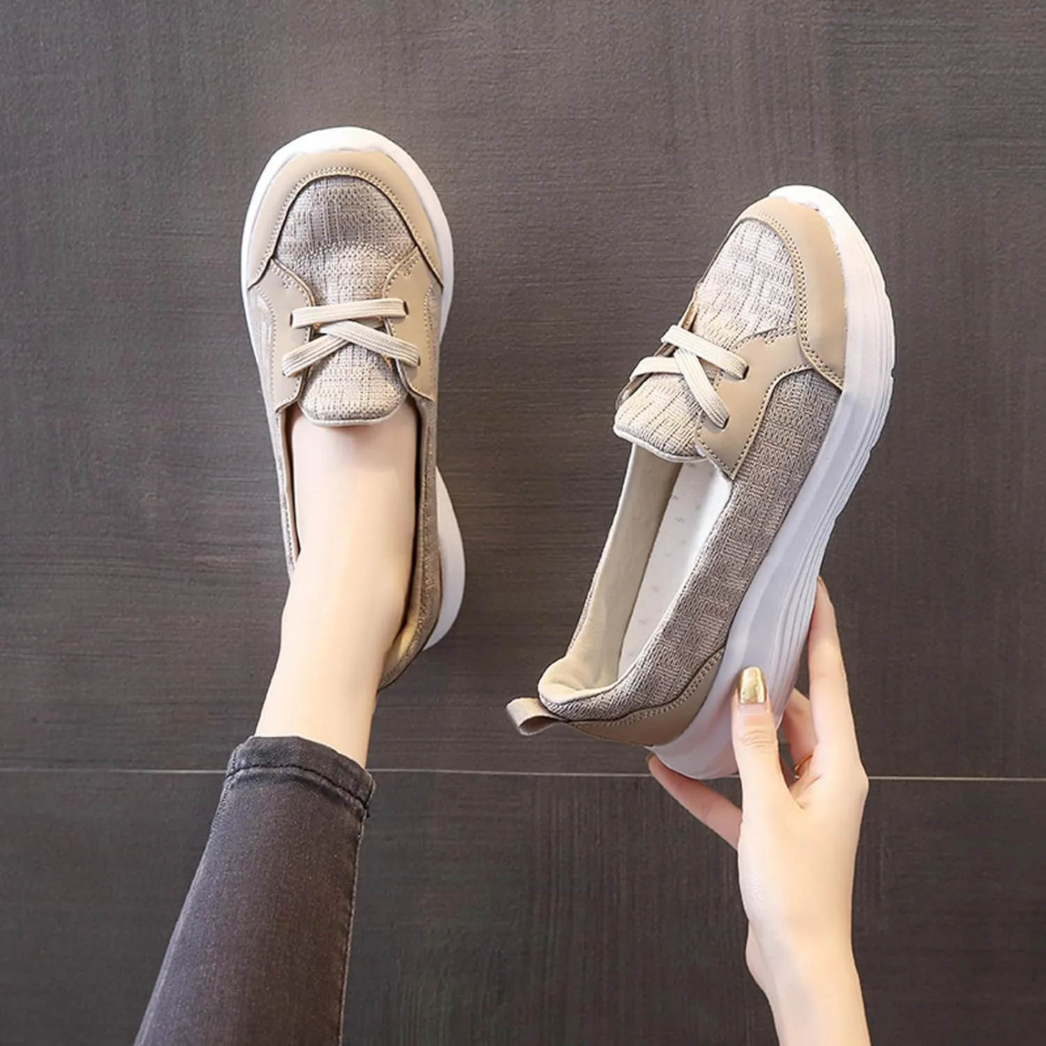 Cathalem Orthopedic Shoes for Women, Wedge Sandals for Women,Platform Wedges for Women,Womens Espadrilles Open Toe Sandals