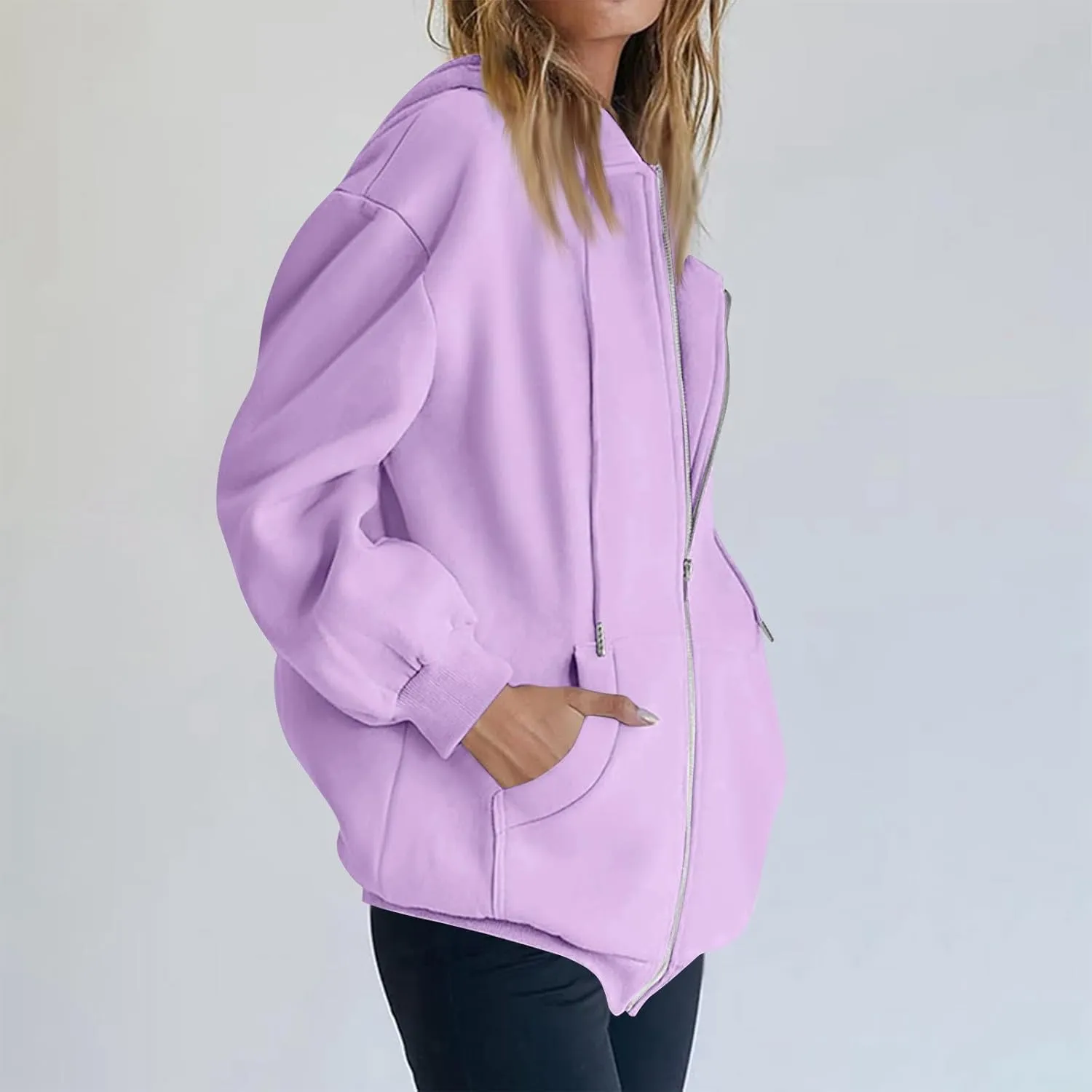 Cdiecer Hoodies For Women Zip Up Sweatshirt Trendy Y2k Hoodie Light Weight Jackets Casual Sport Sweaters With Pockets