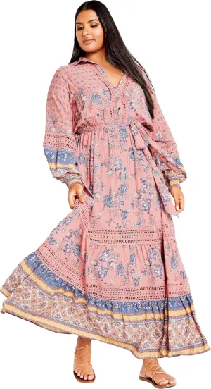 City Chic Women's Apparel Women's Angel Falls Maxi Dress