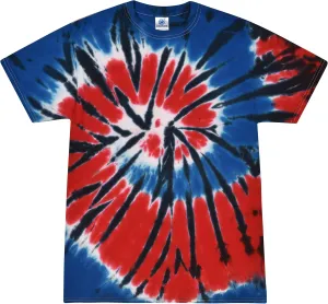 Colortone Tie Dye T-Shirts for Men and Women - Unisex Short Sleeve Tie-Dye T Shirts for Adults