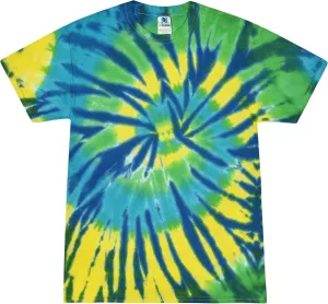 Colortone Tie Dye T-Shirts for Men and Women - Unisex Short Sleeve Tie-Dye T Shirts for Adults