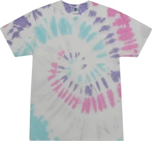 Colortone Tie Dye T-Shirts for Men and Women - Unisex Short Sleeve Tie-Dye T Shirts for Adults