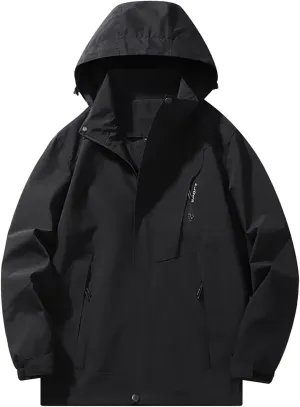 cooki Rain Coats for Women Waterproof with Hood Outdoor Lightweight Windbreaker Outdoor Long Rain Jacket Trench Coats