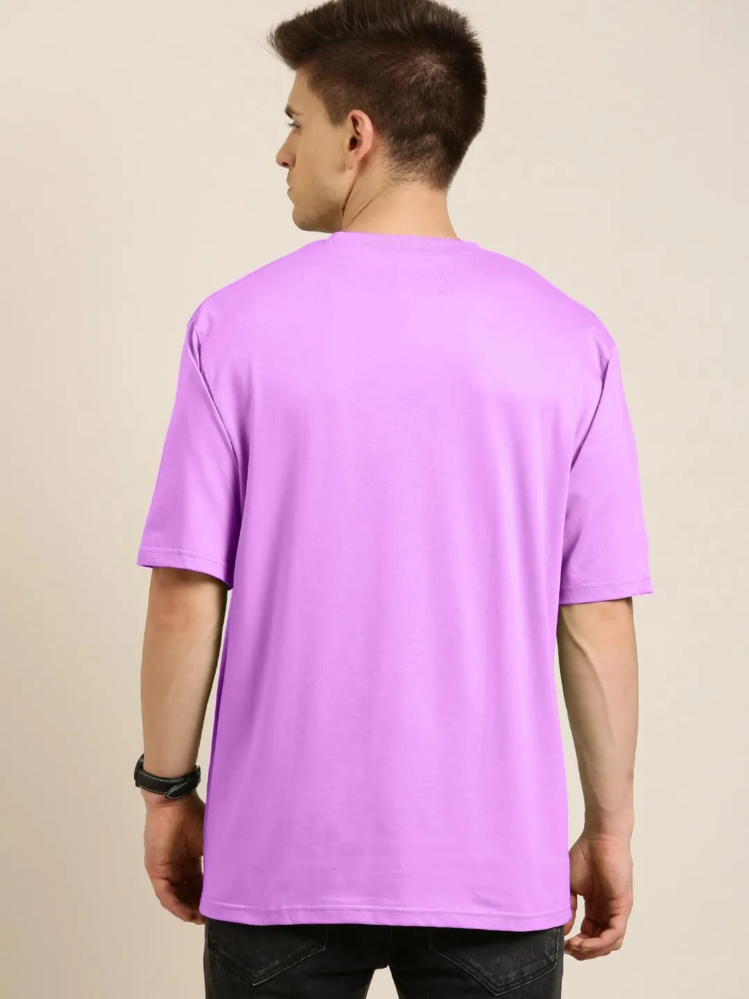 Cotton Half Sleeve Oversized T-Shirts for Men | Drop Shoulder Mens Oversized T-Shirts | Comfortable Gym T-Shirt