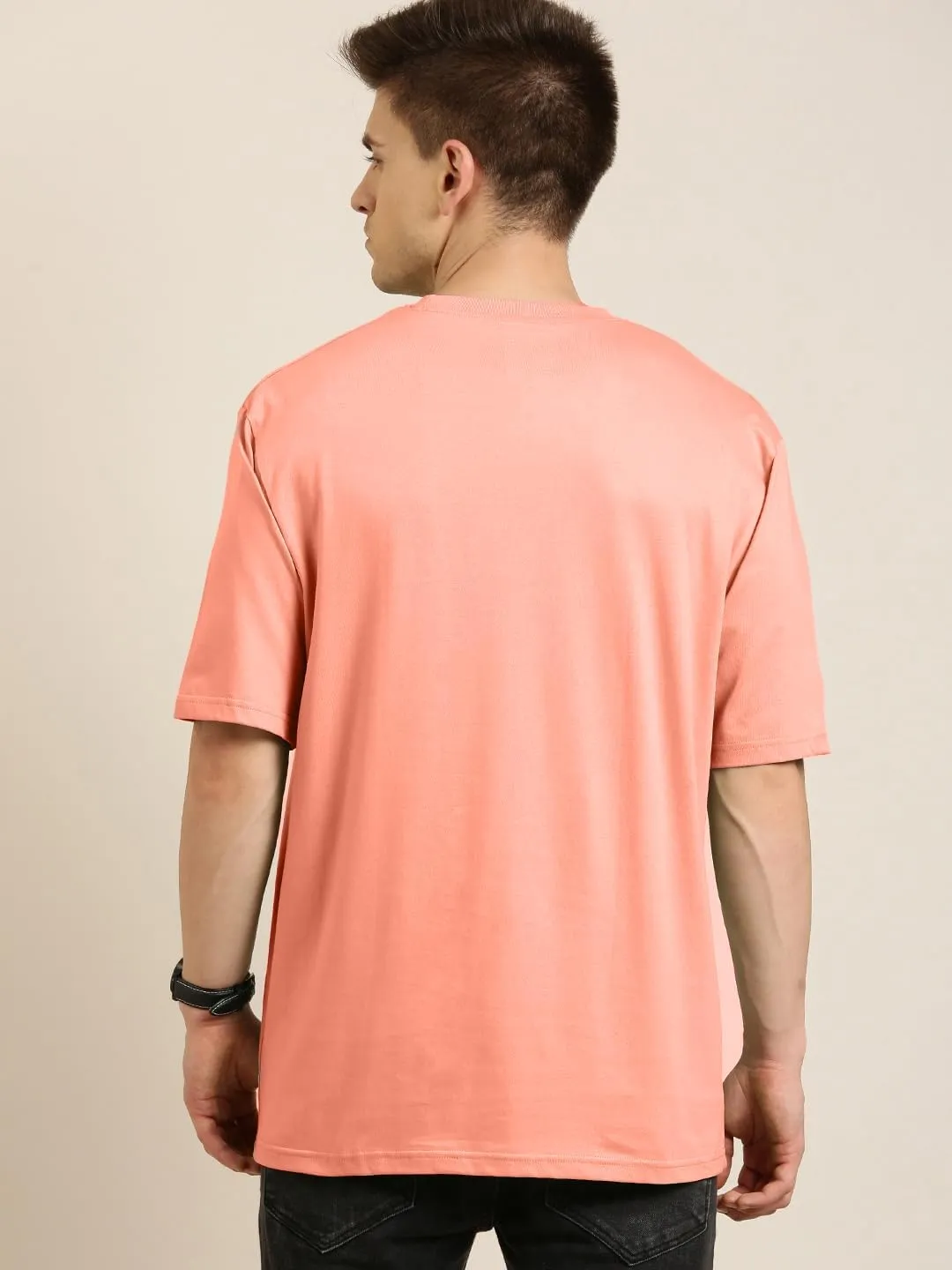 Cotton Half Sleeve Oversized T-Shirts for Men | Drop Shoulder Mens Oversized T-Shirts | Comfortable Gym T-Shirt