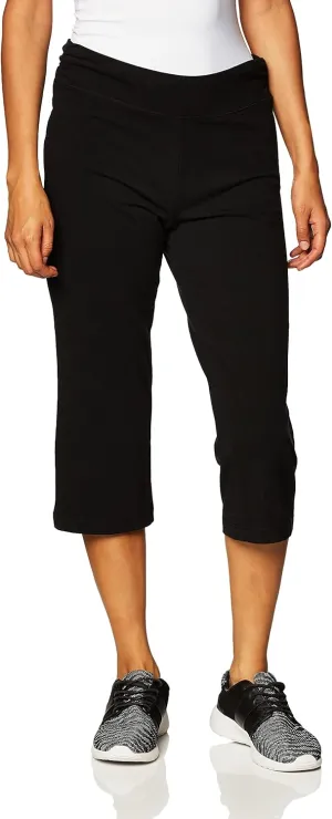 Danskin Women's Essential Sleek Fit Crop Pant