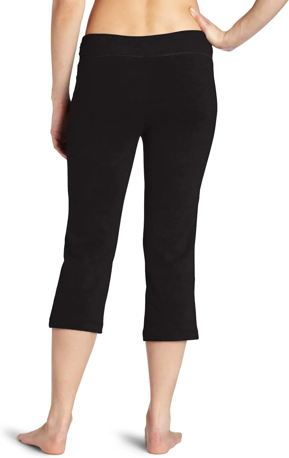Danskin Women's Essential Sleek Fit Crop Pant