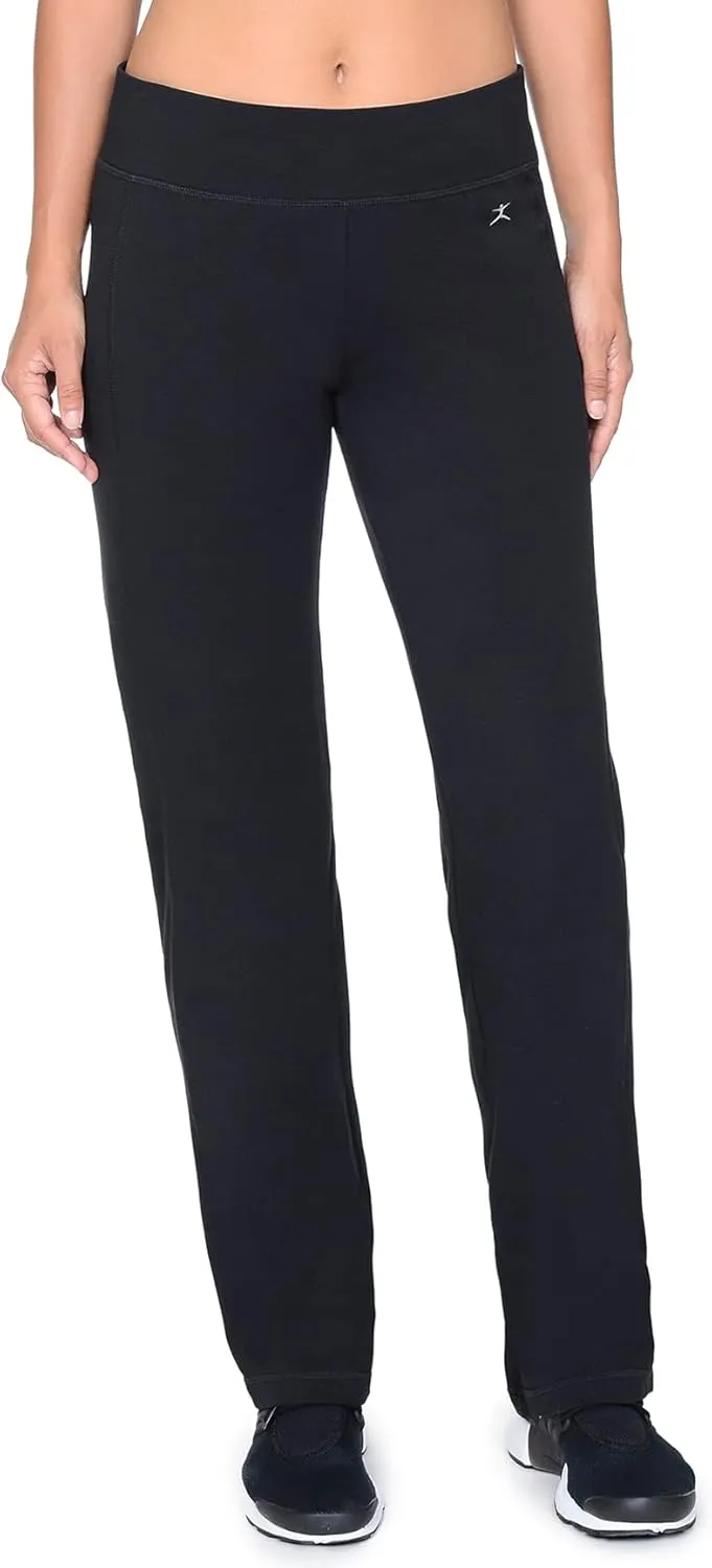 Danskin Women's Essential Sleek Fit Yoga Pant