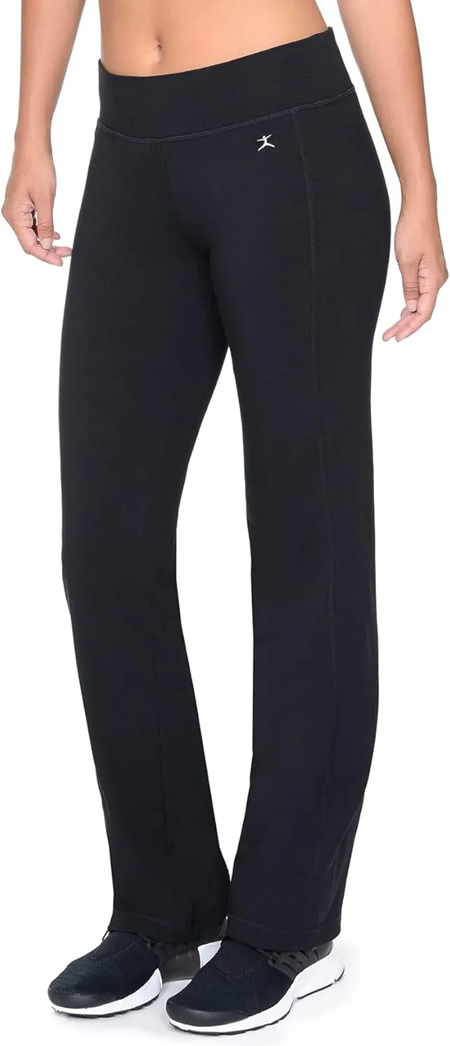 Danskin Women's Essential Sleek Fit Yoga Pant