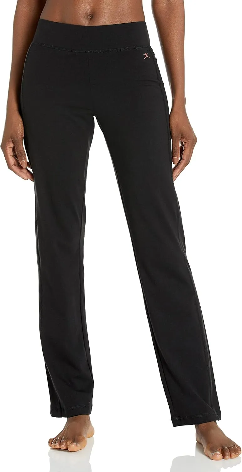 Danskin Women's Essential Sleek Fit Yoga Pant