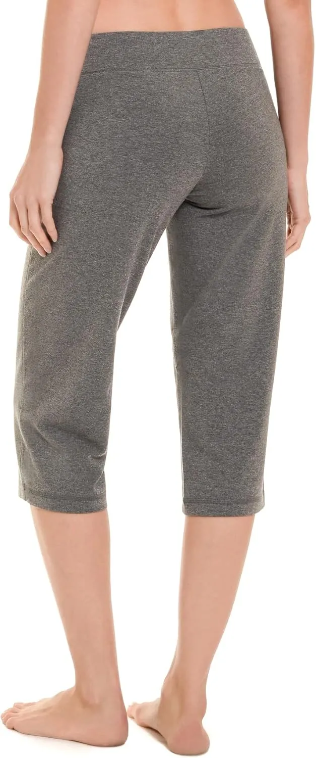 Danskin Women's Sleek Fit Yoga Crop Pant