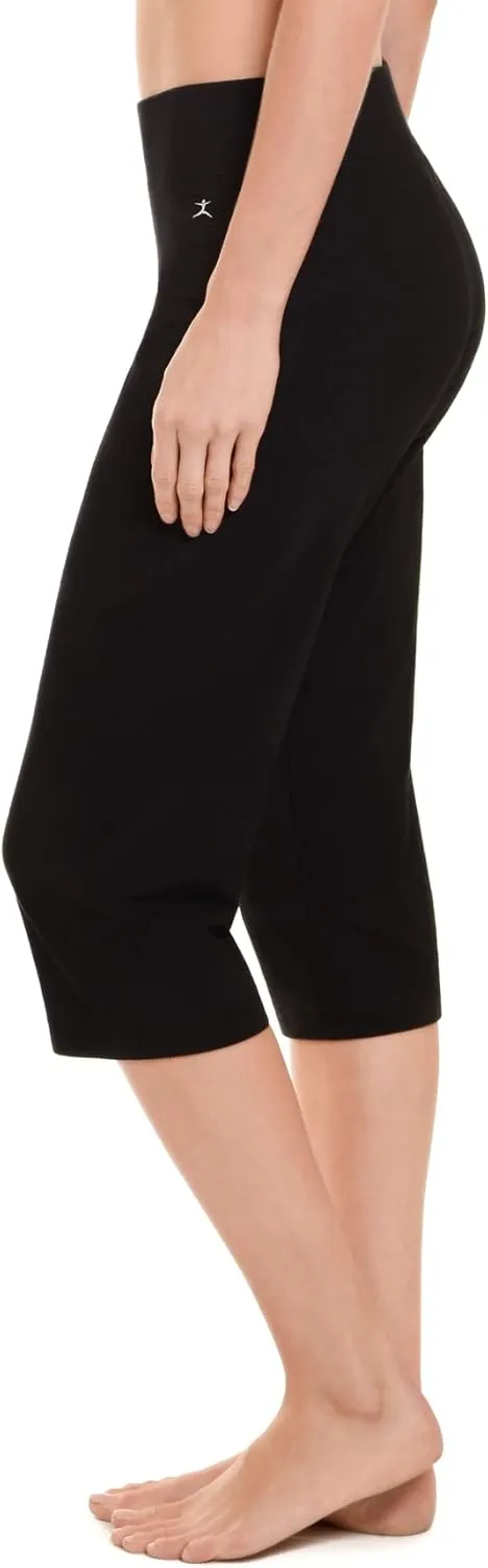 Danskin Women's Sleek Fit Yoga Crop Pant
