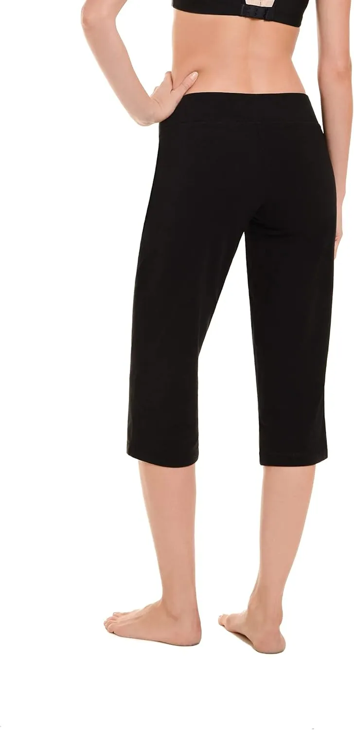 Danskin Women's Sleek Fit Yoga Crop Pant