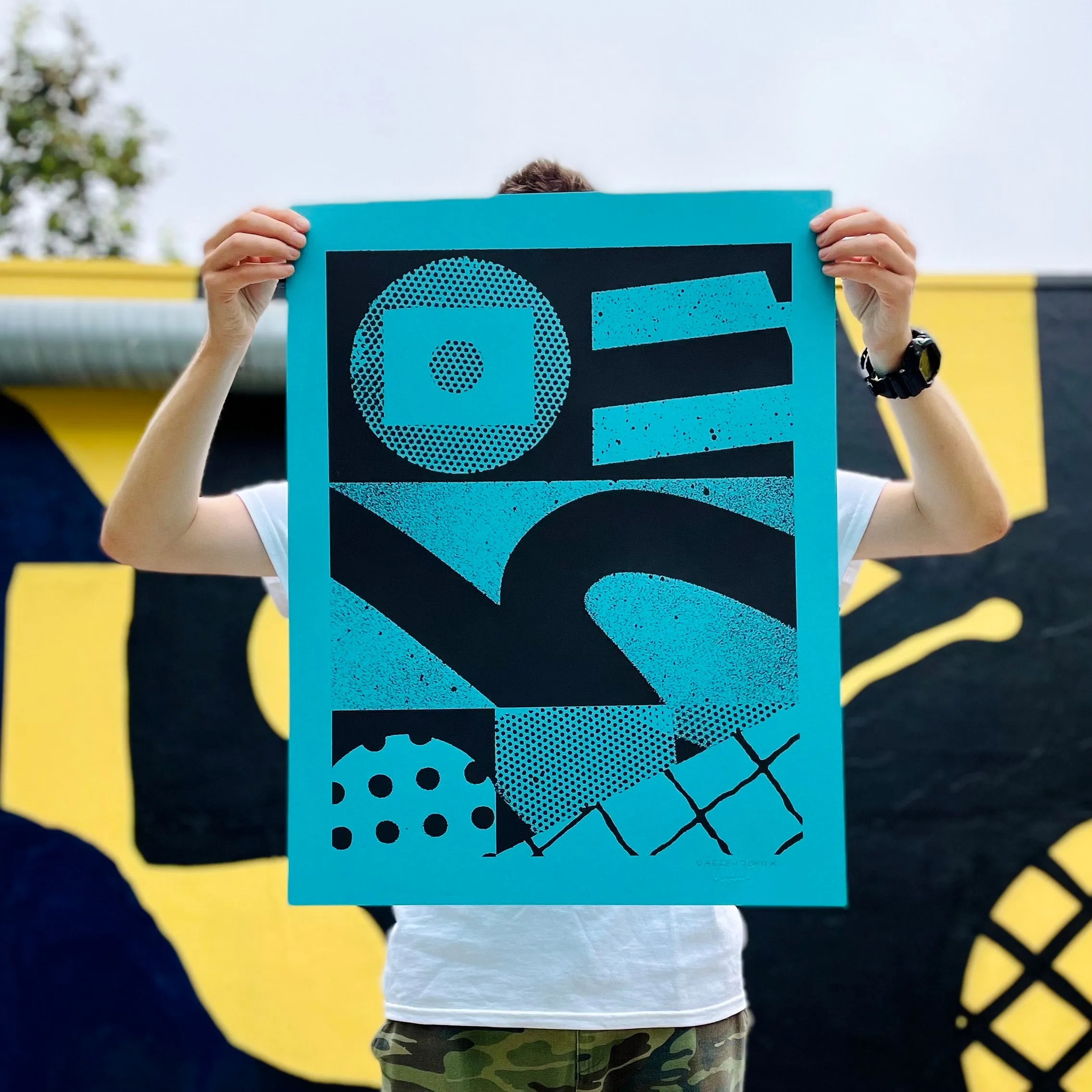 Darren John - Stacks Silkscreen