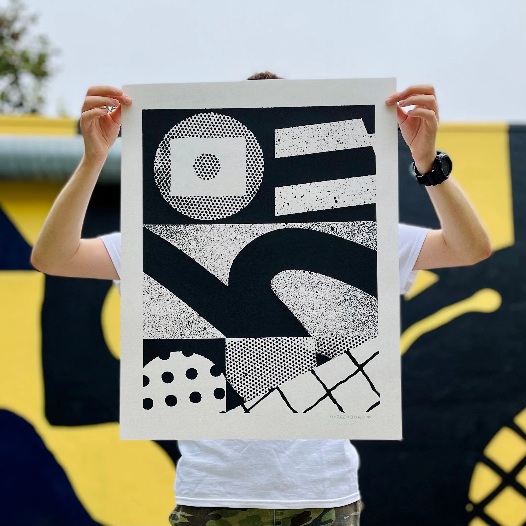 Darren John - Stacks Silkscreen