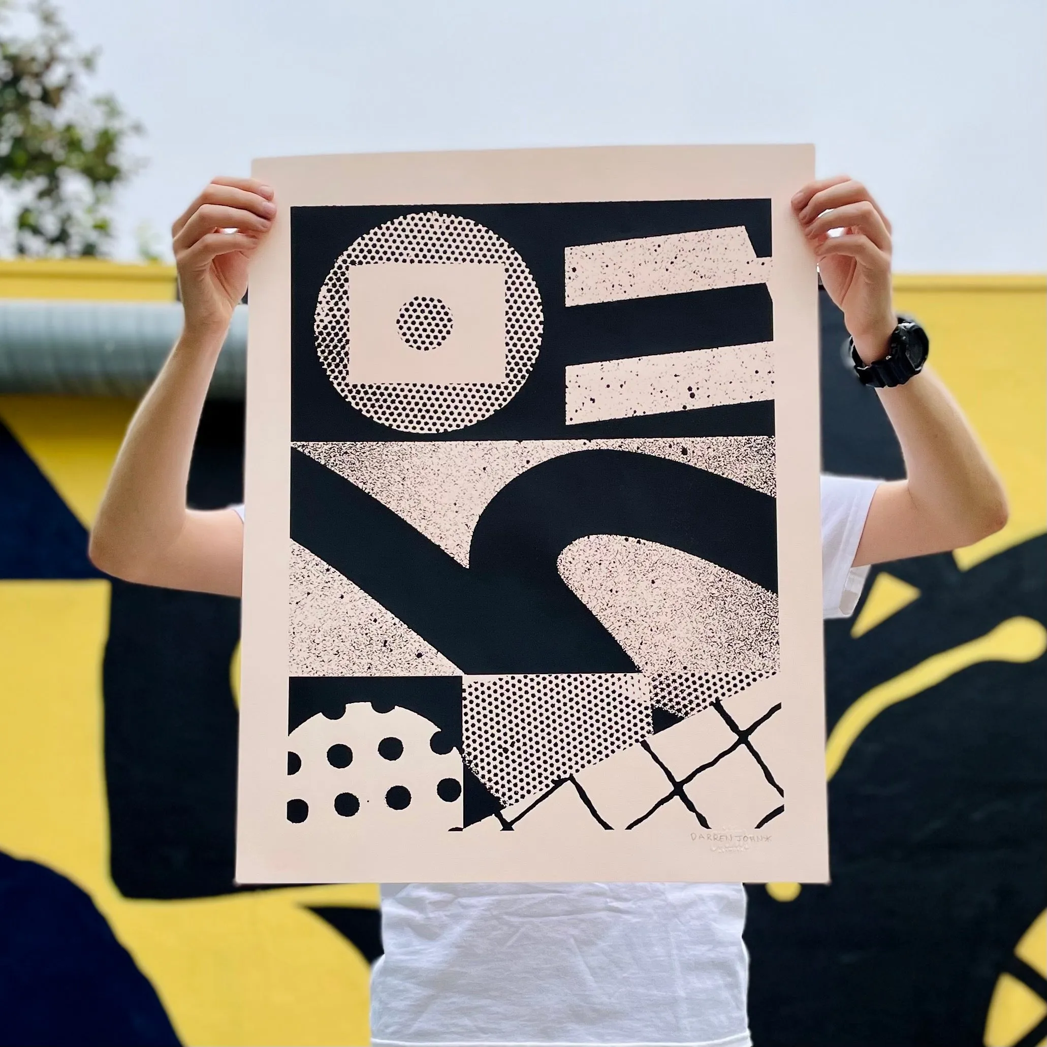 Darren John - Stacks Silkscreen
