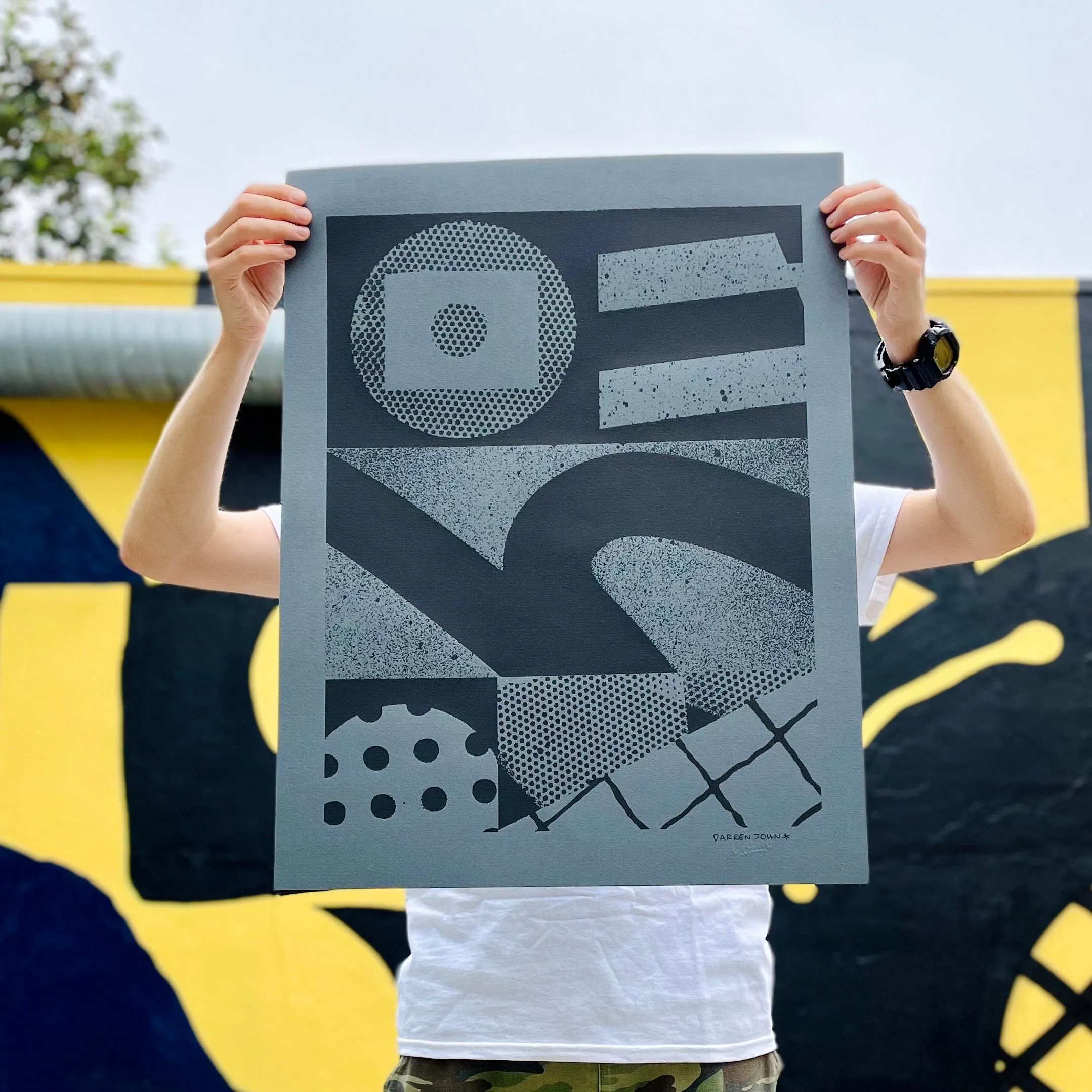 Darren John - Stacks Silkscreen