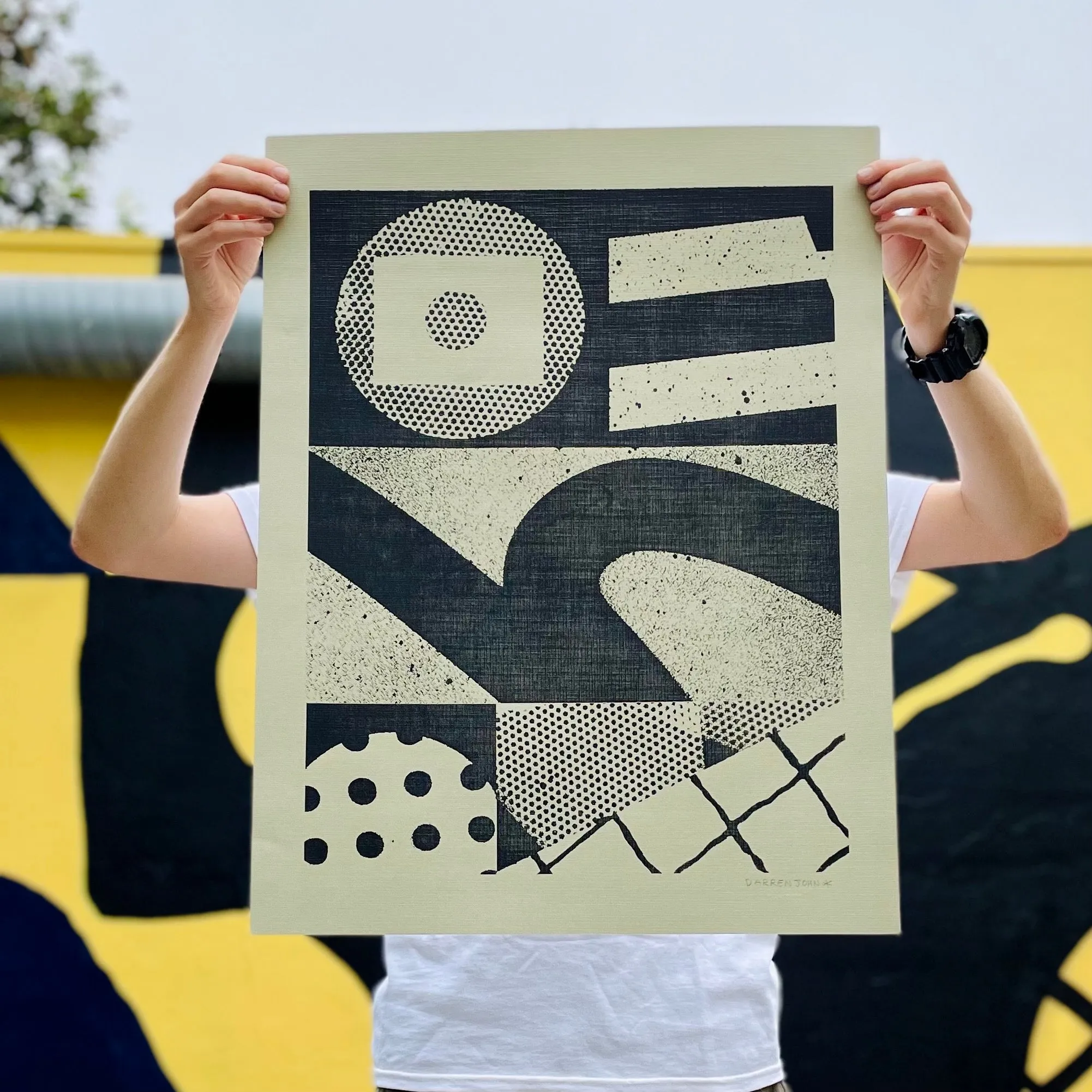 Darren John - Stacks Silkscreen