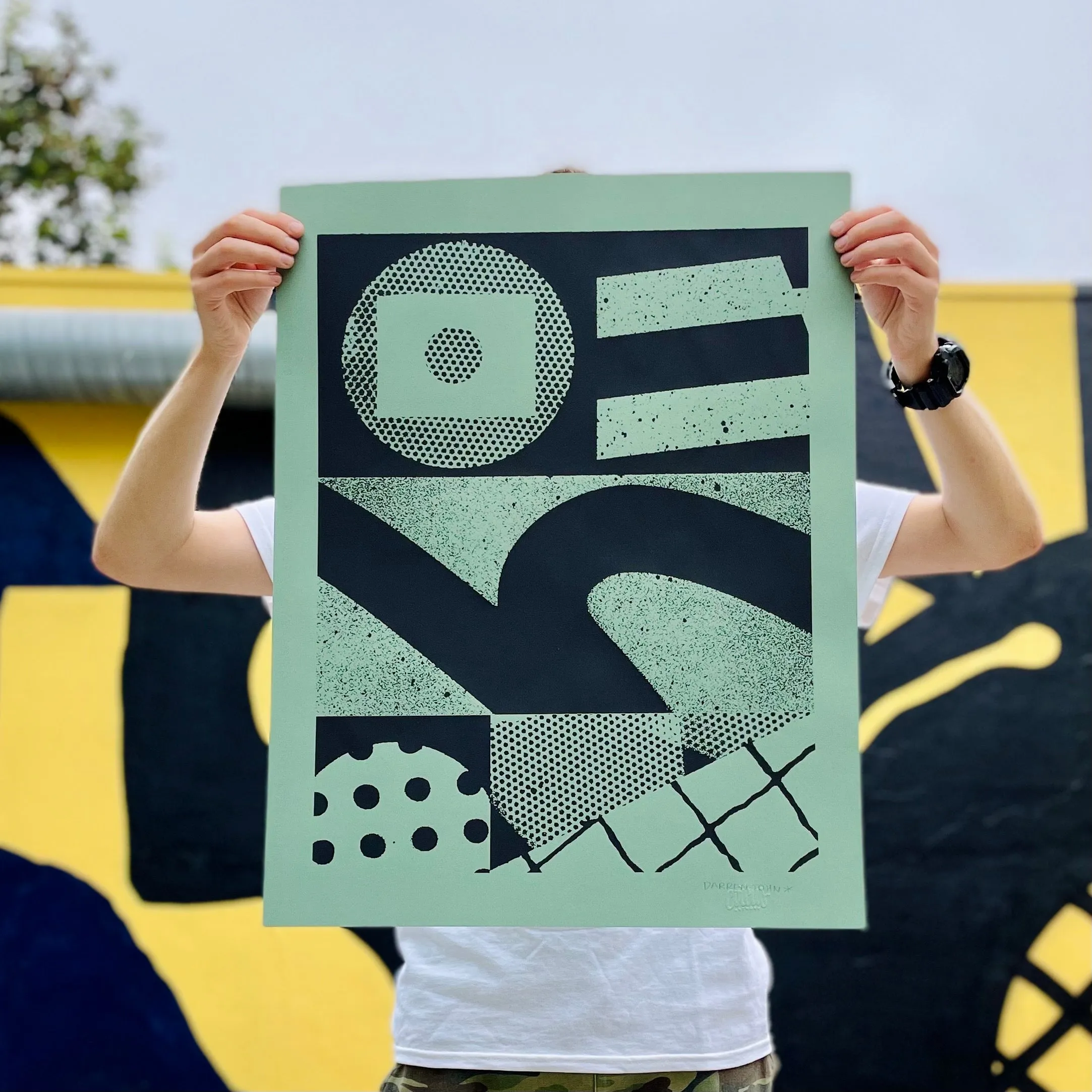 Darren John - Stacks Silkscreen