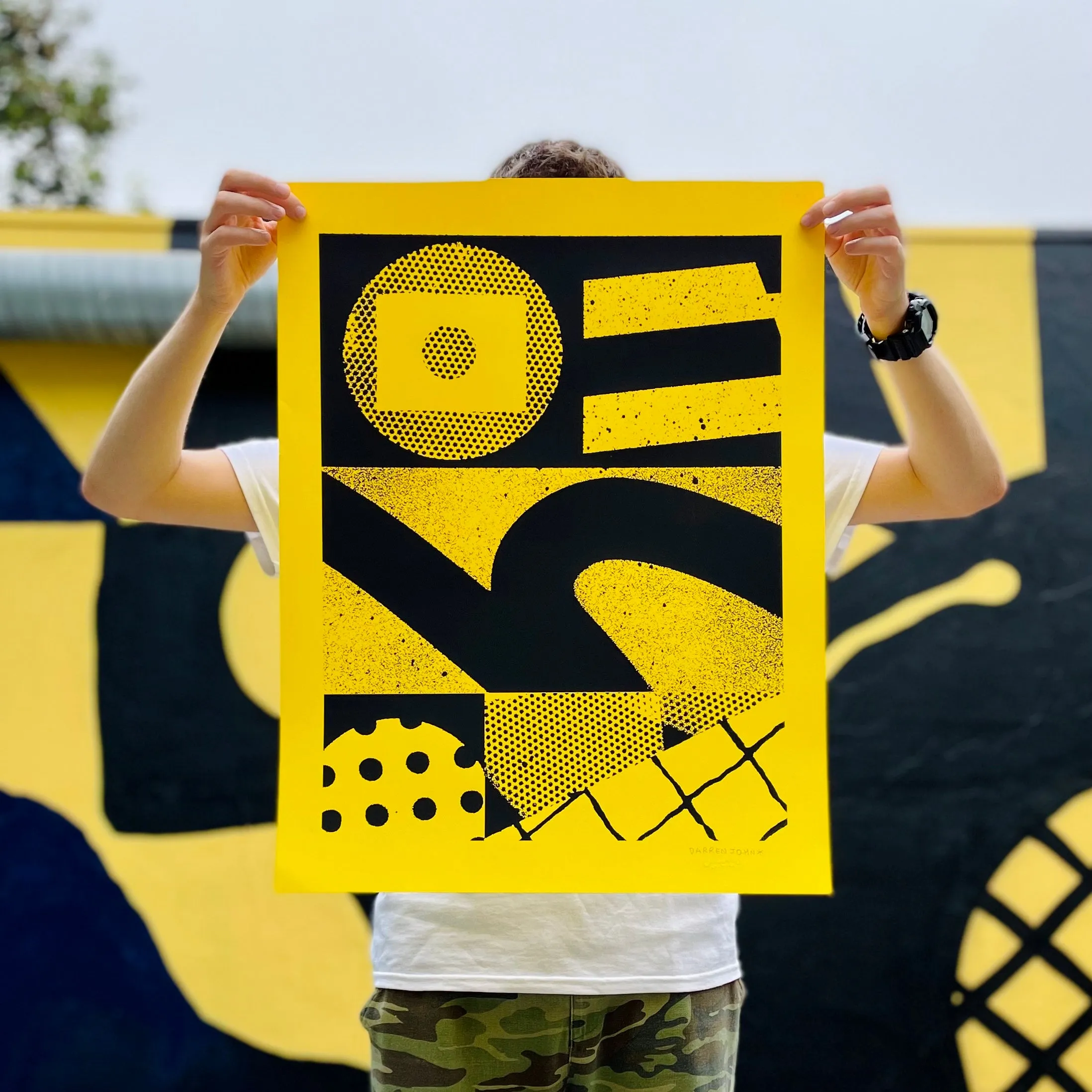 Darren John - Stacks Silkscreen