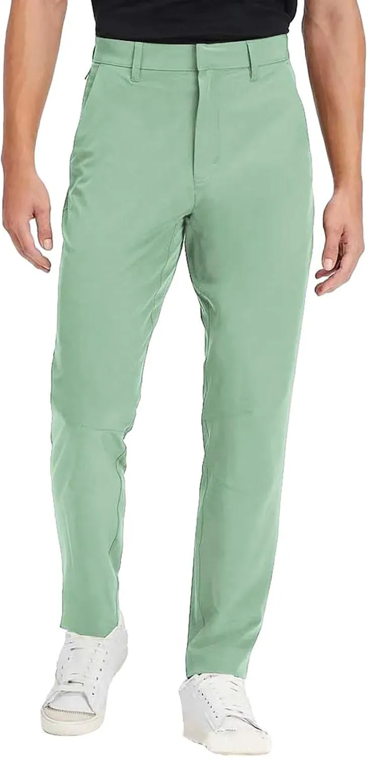 Dress Pants for Men Slim Fit Flat Front Suit Trousers Skinny Stretch Solid Business Work Clothes