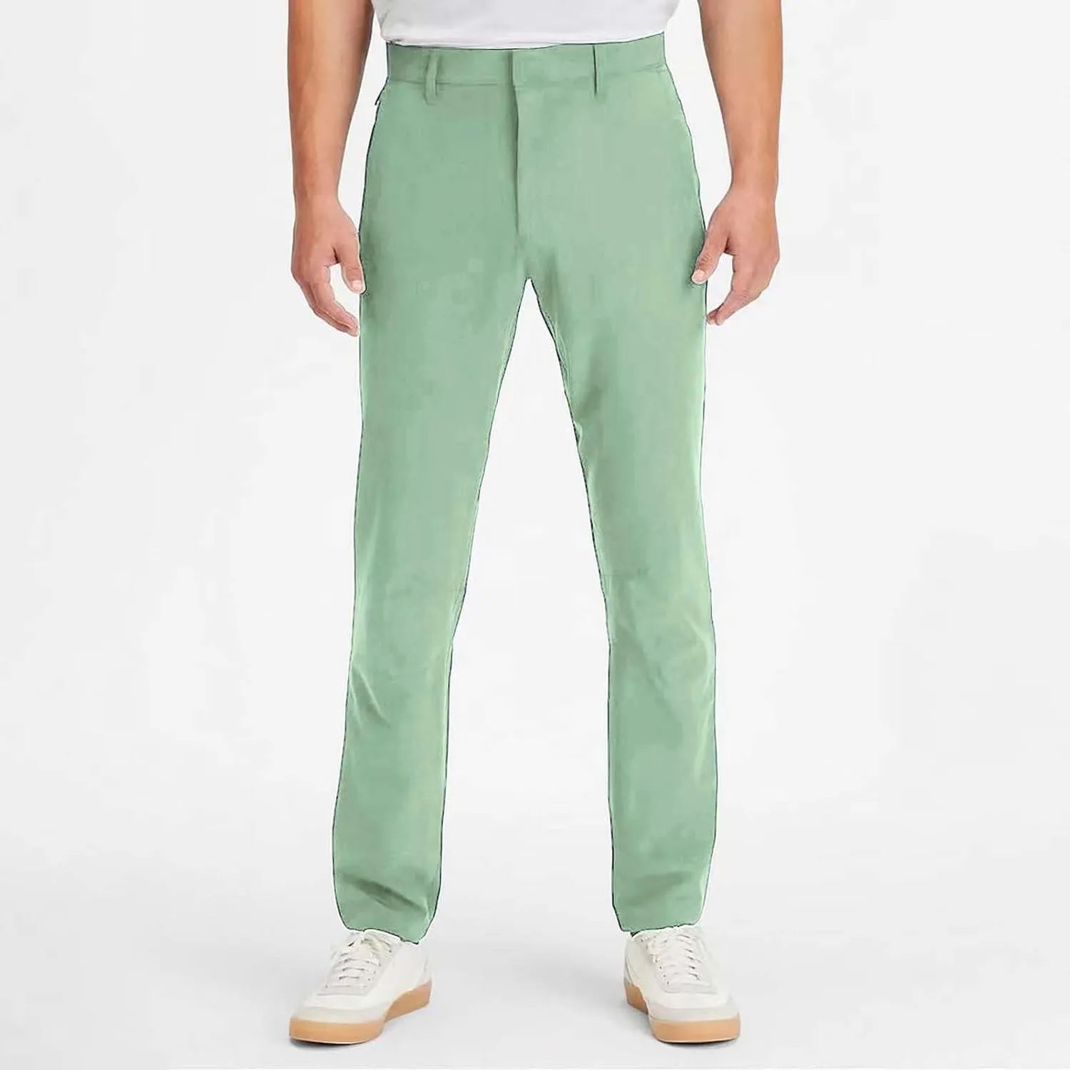 Dress Pants for Men Slim Fit Flat Front Suit Trousers Skinny Stretch Solid Business Work Clothes