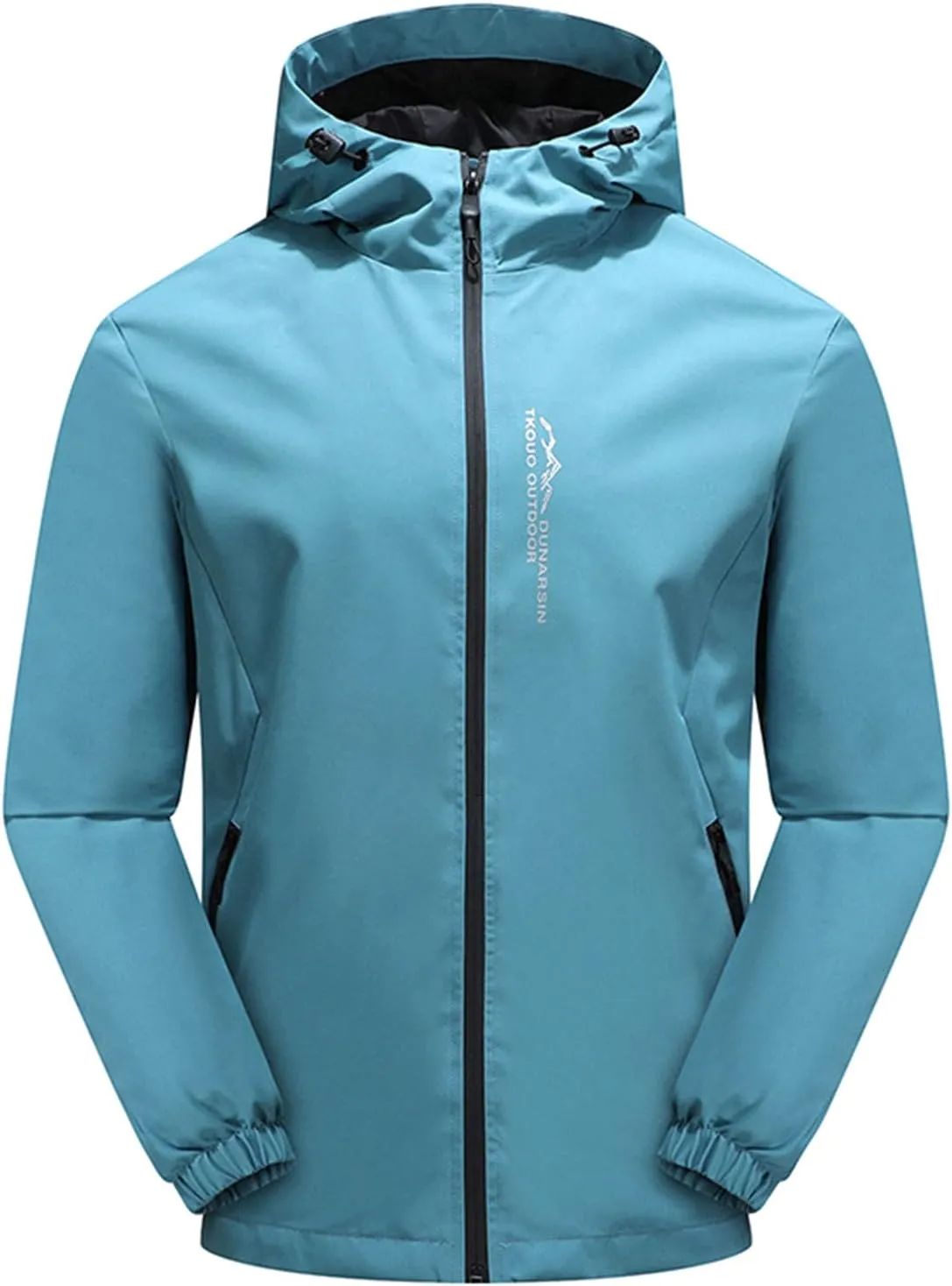 DuDubaby Mens Windbreak Quick Drying Coat Long Sleeve Hooded Sweatshirt Tops Blouse Mountaineering Jacket