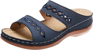 Easter Tablecloth Wide Toe Box Shoes Women Wedge Sandals Women Comfortable Cute Womens Shoes Wedges Dressy Casual Comfortable Orthopedic Open Toe Flip Flops Women Women's Shoes Size 13