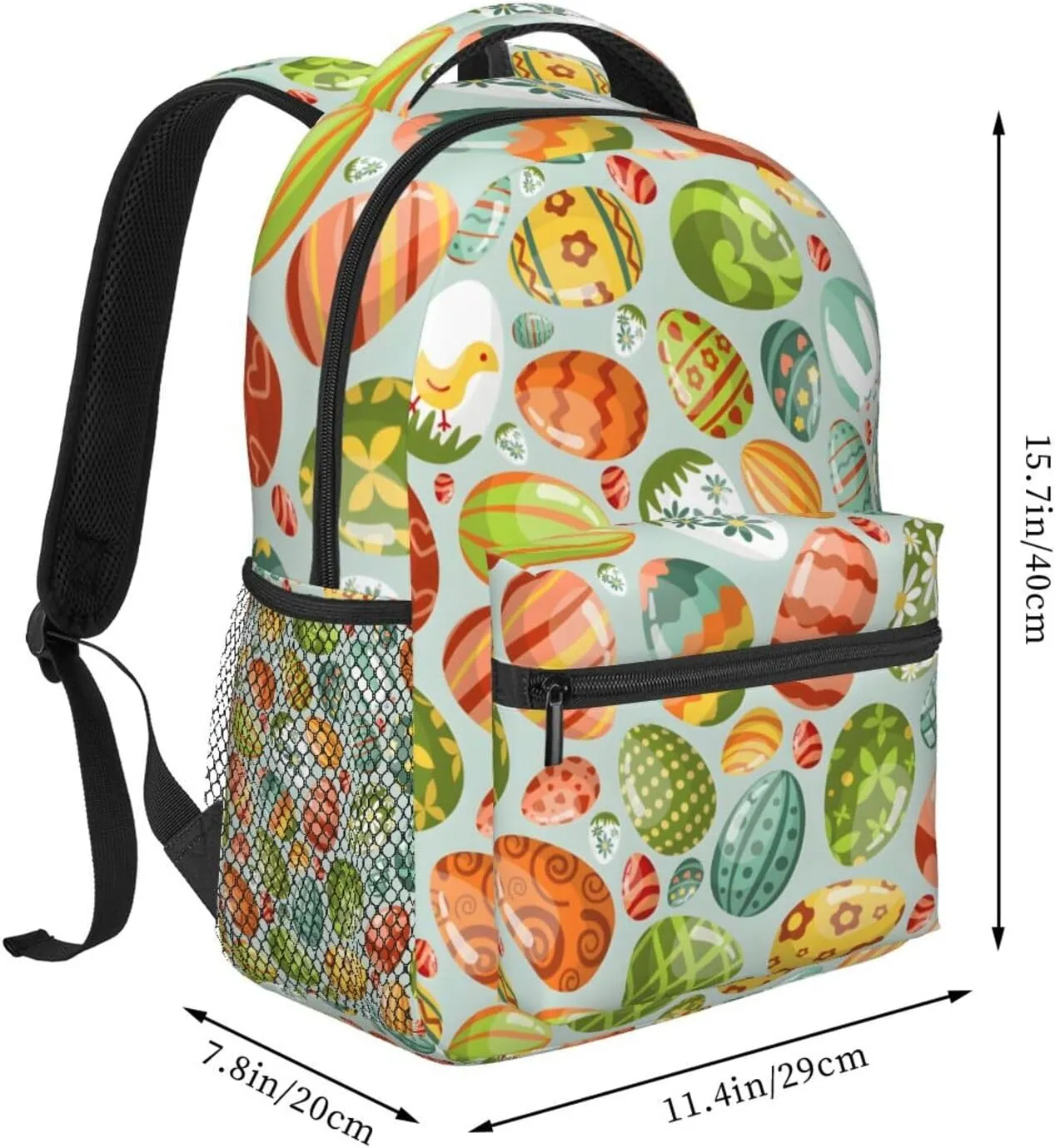 Easter Travel Laptop Backpack for Women Lightweight College Backpack Adjustable Fits 15.6 Inch Laptop Bag Waterproof for Work, Men, Gym