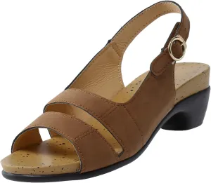 Eduavar Sandals for Women, Sandals Women Orthopedic Sandals Dressy Open Toe Low Heel Sandals with Ankle Strap
