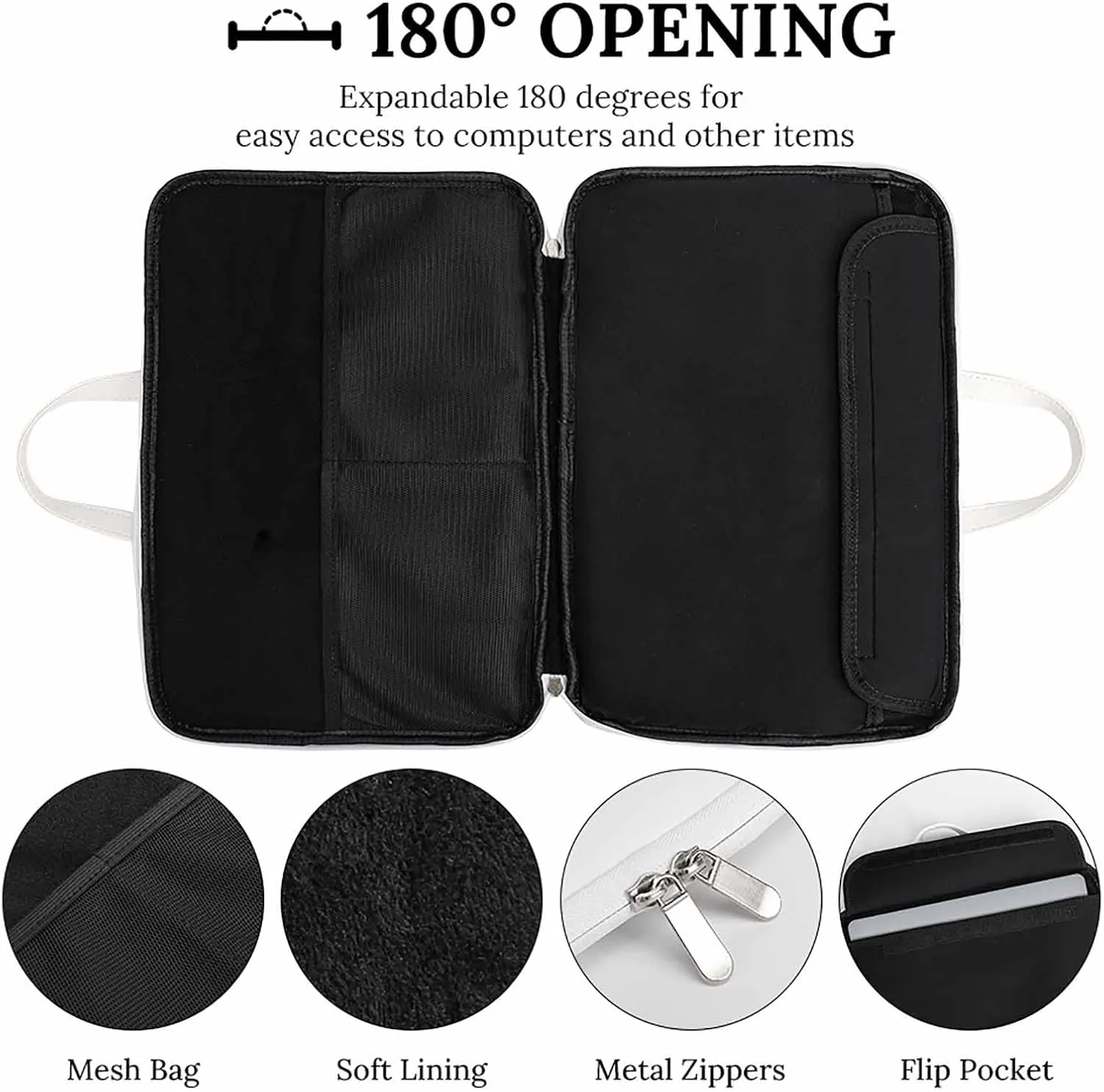 Flag Map of Maryland Leather Bag Laptop Case Slim Water Resistant Computer Bags with Handle Briefcase for Work