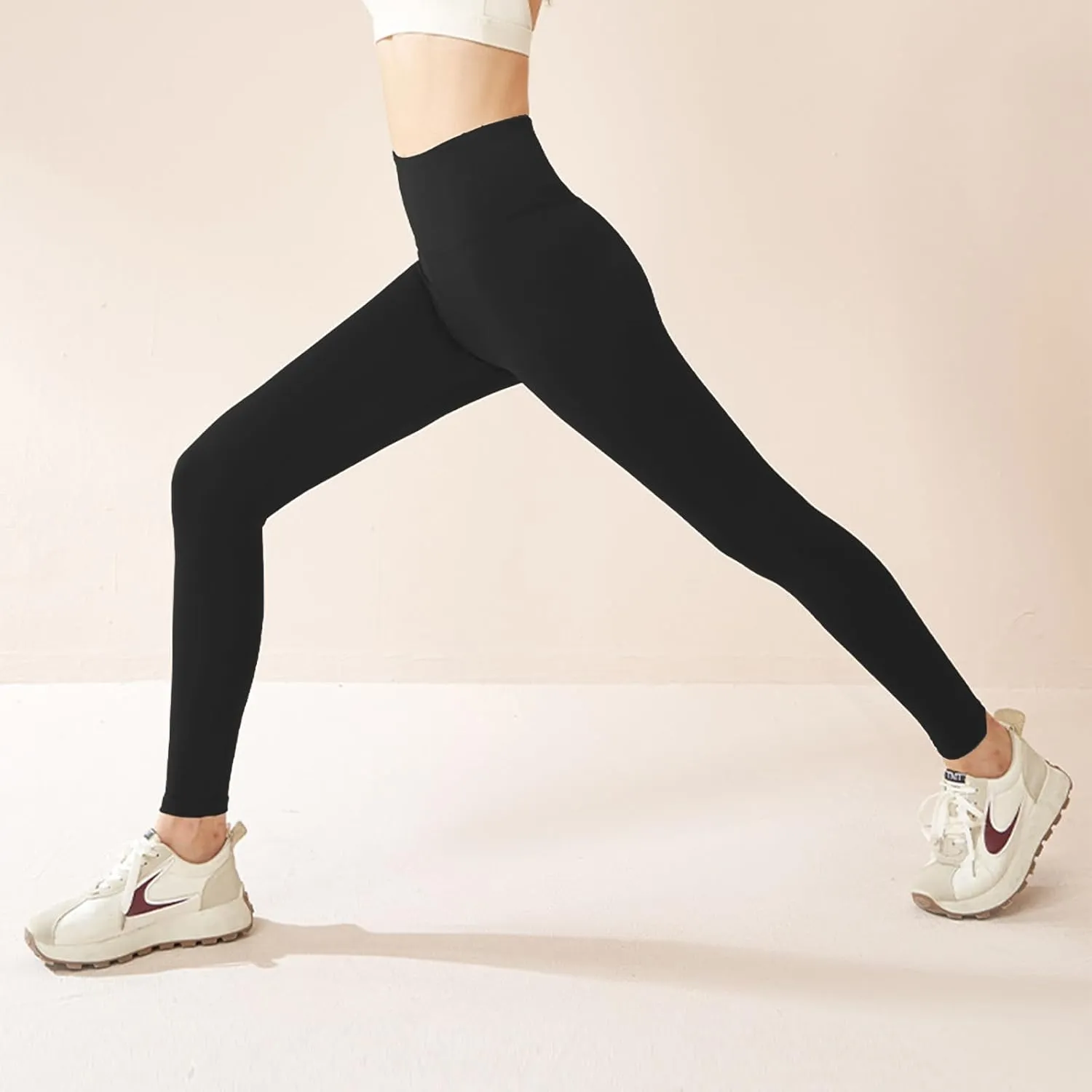 Fleece Lined Leggings for Youth Girls and Slim Womens High Waisted Winter Warm Athletic Yoga Pants