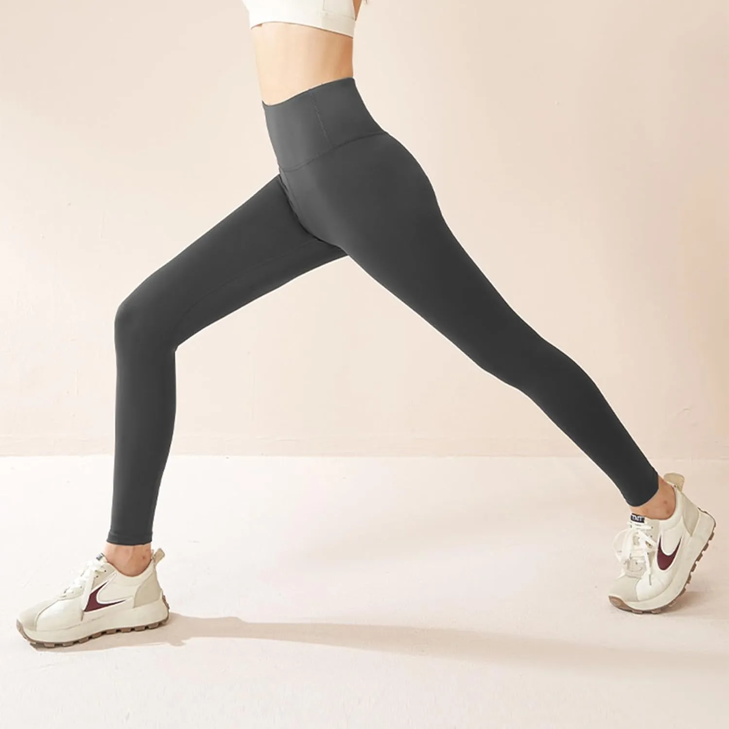 Fleece Lined Leggings for Youth Girls and Slim Womens High Waisted Winter Warm Athletic Yoga Pants