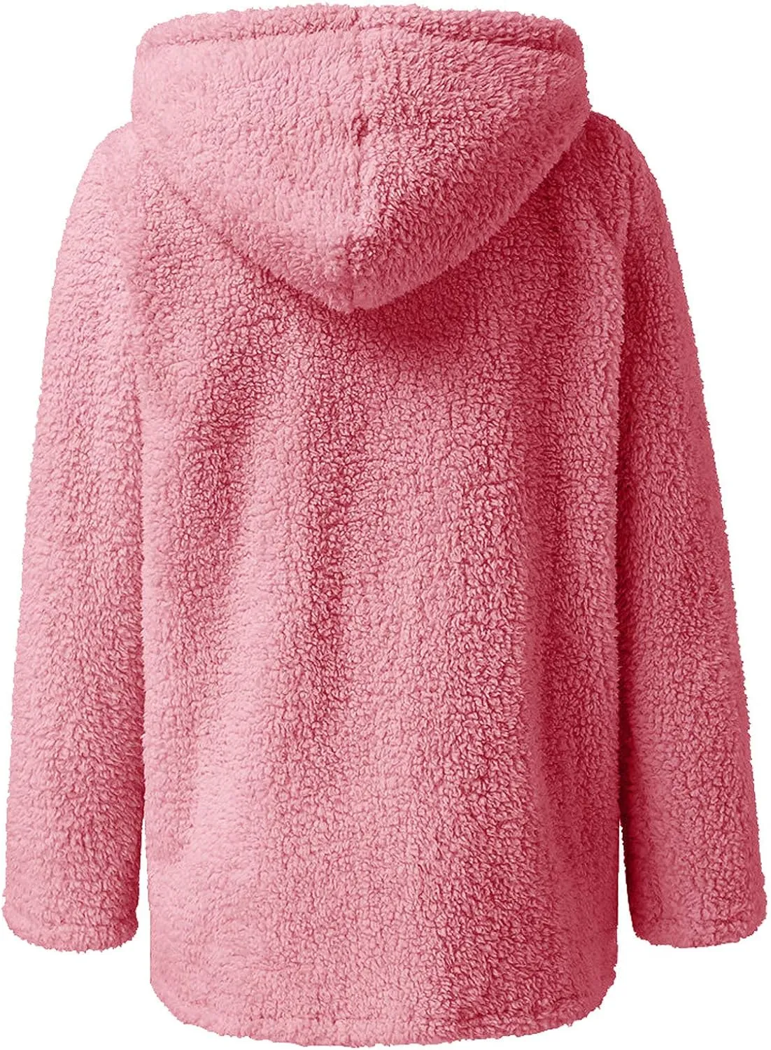 Fur Jackets for Women Sherpa Lined Warm Full Zip Winter Jackets Casual Open Front Cardigan Jacket Plus Size Plush Coats