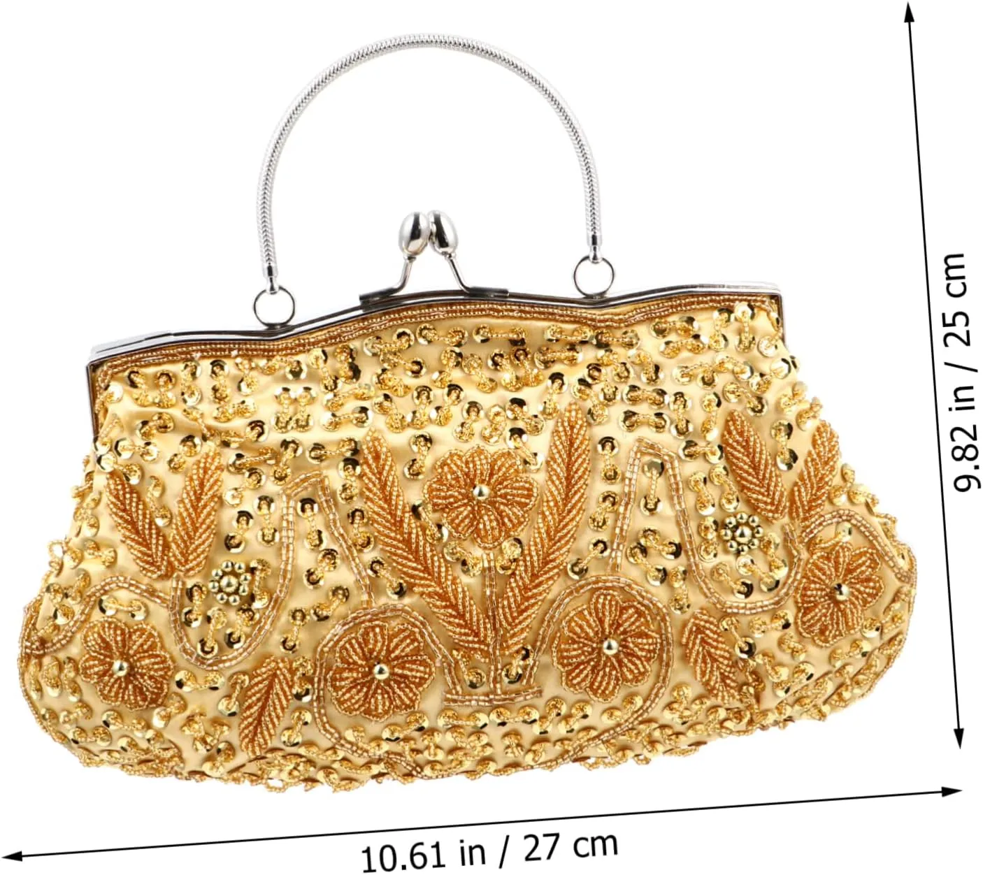 GALPADA 1pc Dinner Bag Evening Handbag Women Party Banquet Bag Handmade Clutch Bag Artificial Pearls Clutch Bag