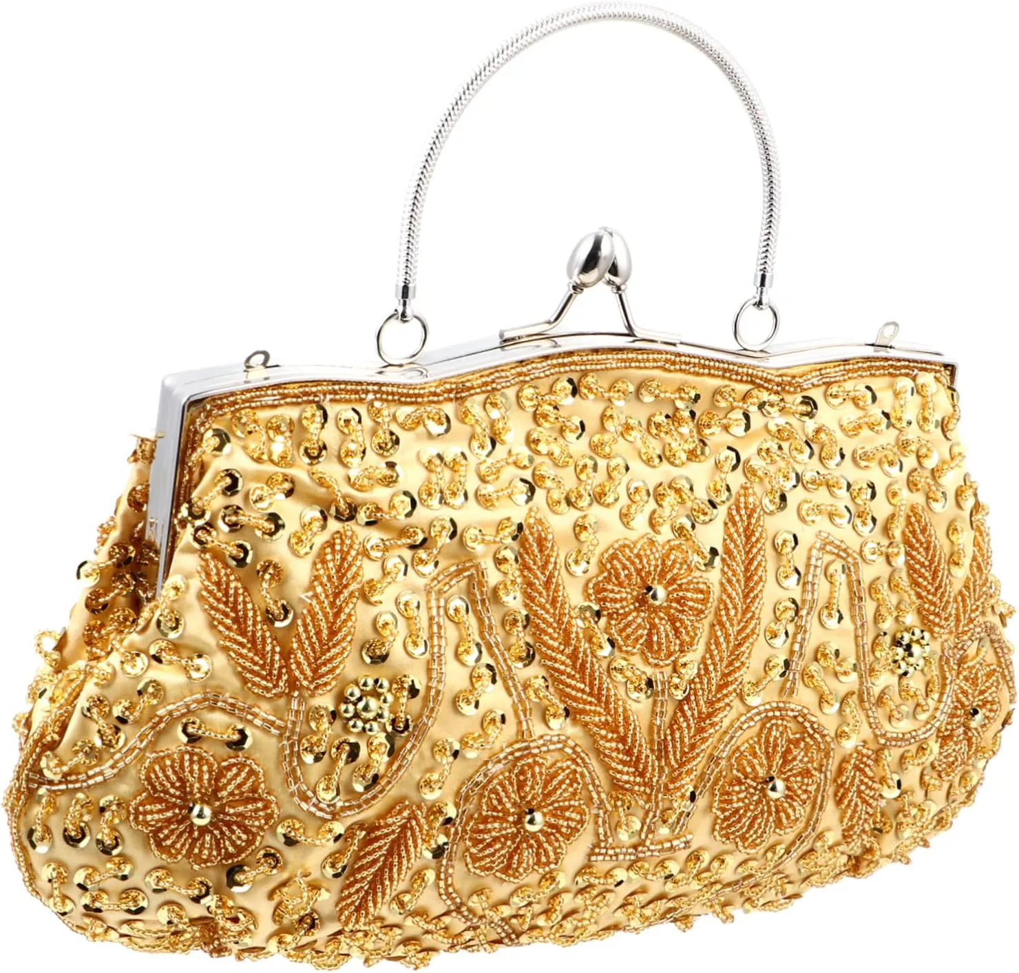 GALPADA 1pc Dinner Bag Evening Handbag Women Party Banquet Bag Handmade Clutch Bag Artificial Pearls Clutch Bag