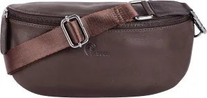Genuine Leather Belt Bag-Fashion-Forward Crossbody Bum Bag for Women & Men-Made to Last & Must-Have Accessory (Brown)