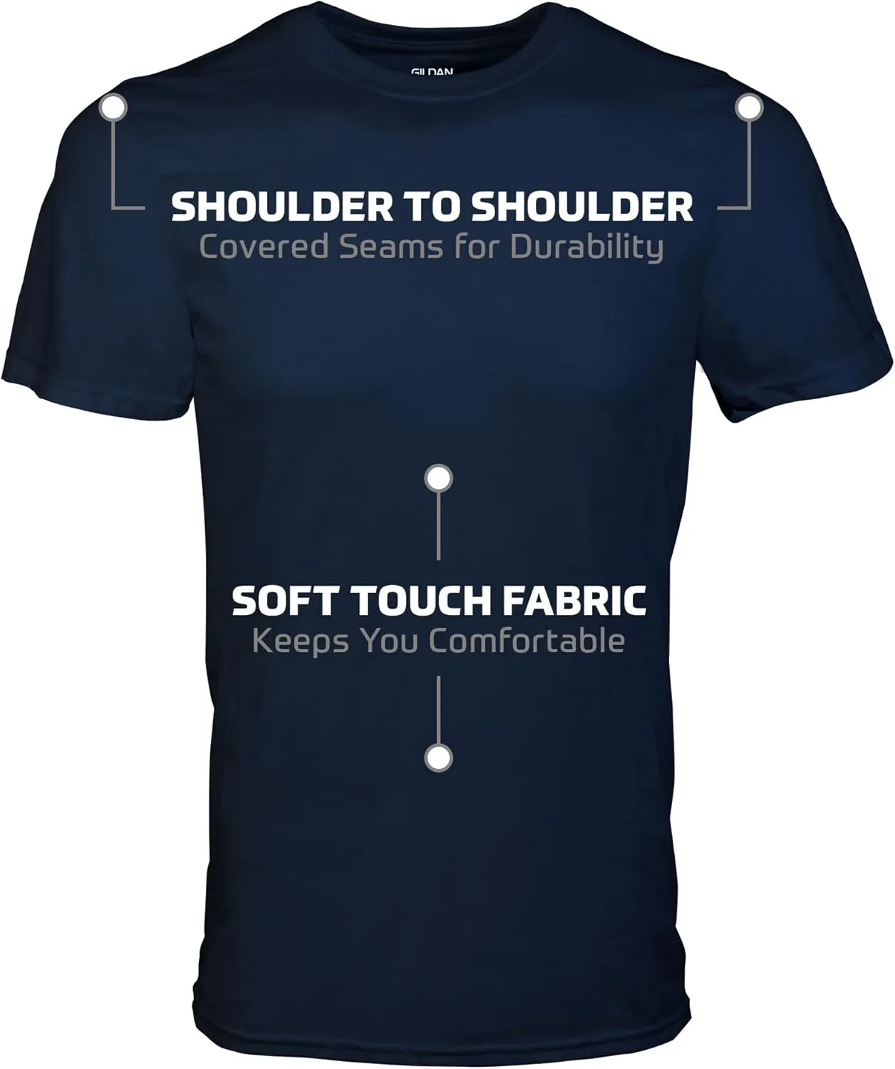 Gildan Platinum Men's Crew T-Shirts
